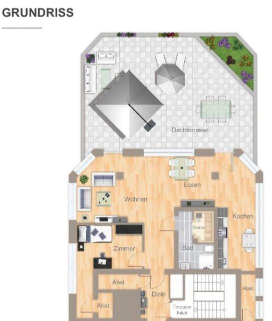 Central Leverkusen Apartment: Two-Bedroom Comfort with Dual Balconies Exterior photo